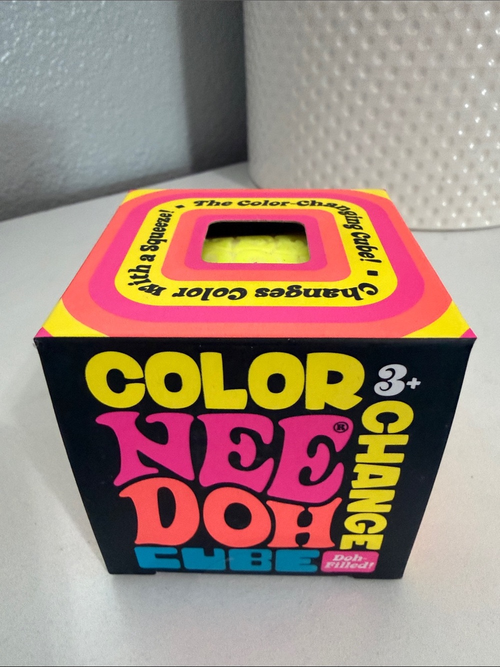 NeeDoh Color Change Cube - Yellow (AUTHENTIC)